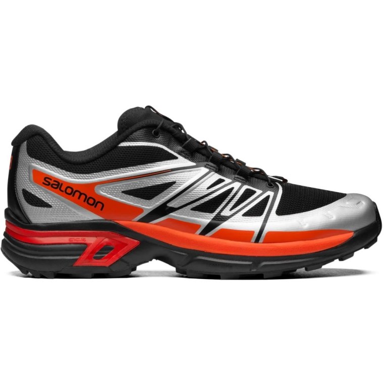 Tenis Salomon Xt-wings 2 Hombre Negros Plateados Naranjas | MX KCUH130